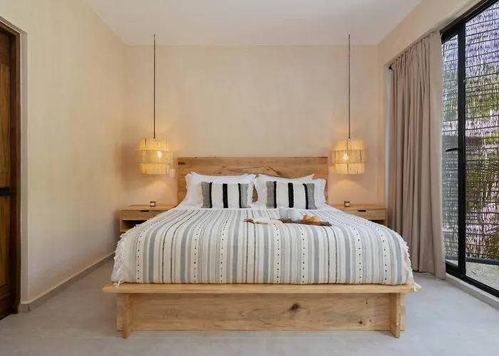 Departamento Boho Chic, Alberca Privada , Centrico Tulum