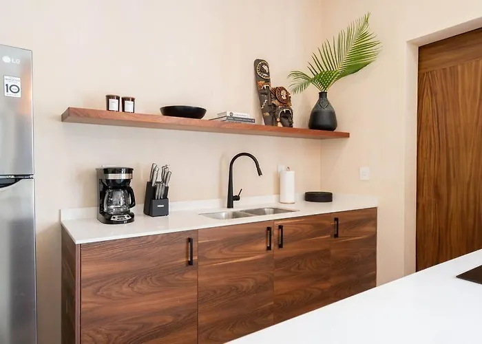 Apartamento Departamento Boho Chic, Alberca Privada , Centrico