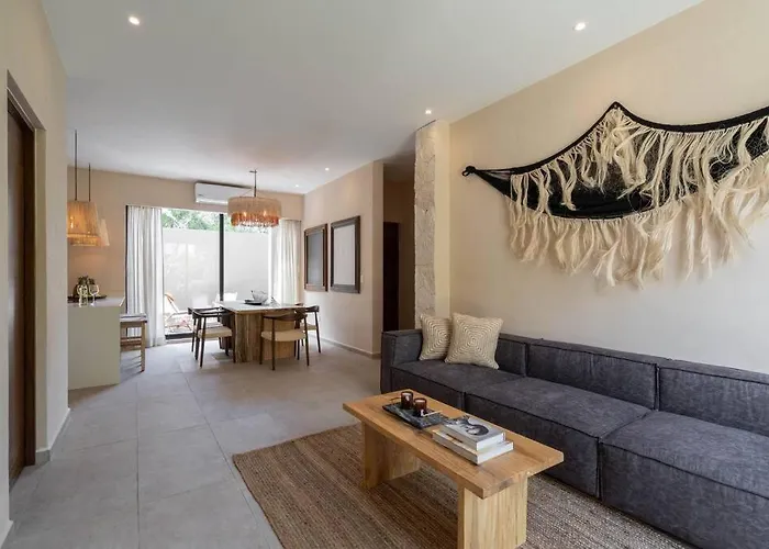 Departamento Boho Chic, Alberca Privada , Centrico Tulum