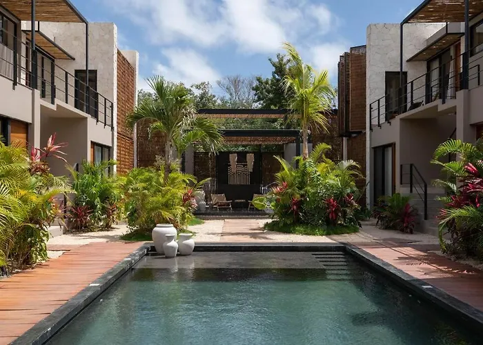 Departamento Boho Chic, Alberca Privada , Centrico * Tulum
